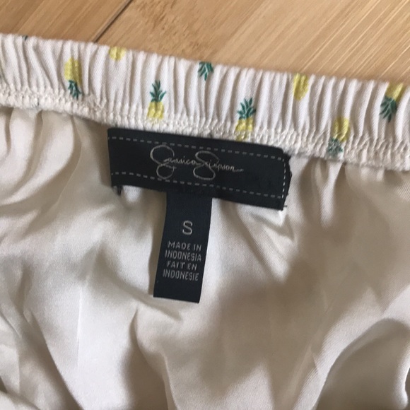 Jessica Simpson Pineapple Halter Mini Dress Small - Picture 7 of 10